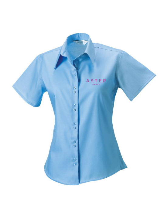 Ultimate Short Sleeve Blouse Sky Blue